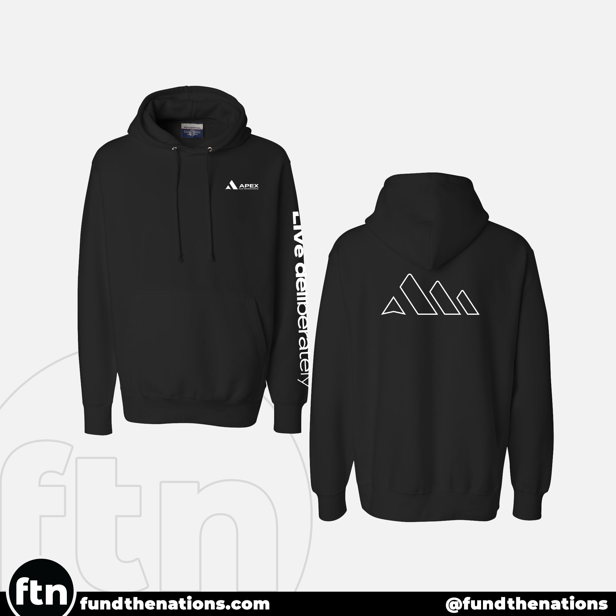 LIMITED Black Live Deliberately Hoodie